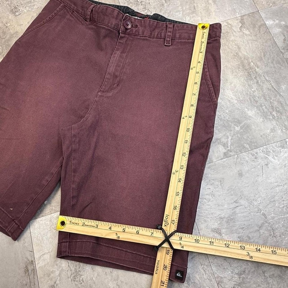 Faded purple burgundy quiksilver shorts size 32 - Picture 7 of 8